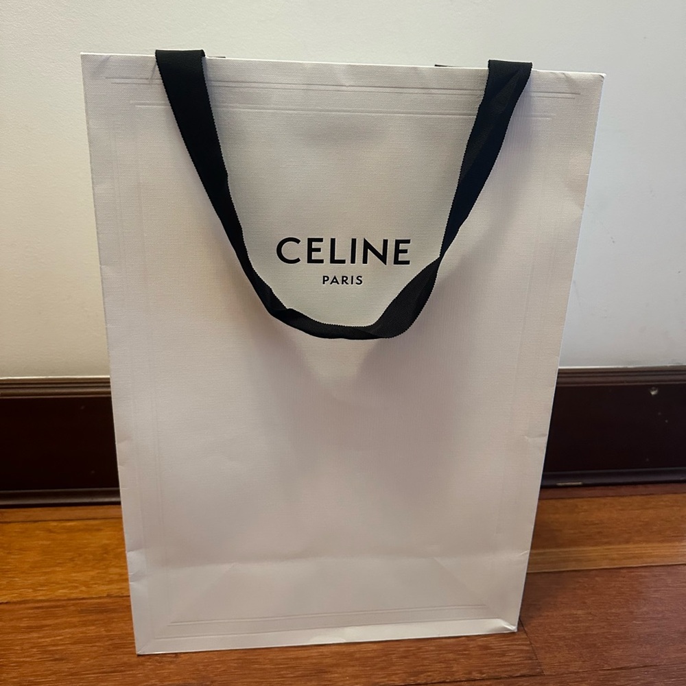 Celine large gift bag new